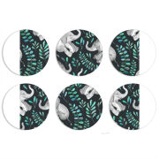 Магнитные фотопазлы круги d55 набор 6 штук 