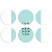 Магнитные фотопазлы круги d55 набор 6 штук 