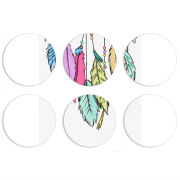 Магнитные фотопазлы круги d55 набор 6 штук 