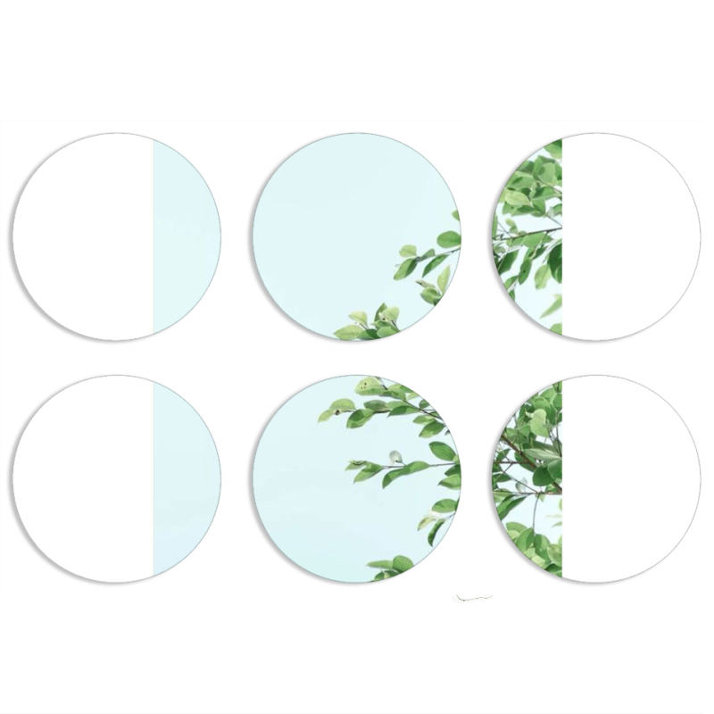 Магнитные фотопазлы круги d55 набор 6 штук 