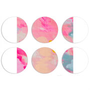 Магнитные фотопазлы круги d55 набор 6 штук 