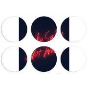 Магнитные фотопазлы круги d55 набор 6 штук 