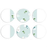 Магнитные фотопазлы круги d55 набор 6 штук 