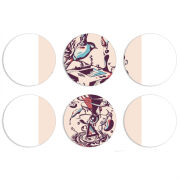 Магнитные фотопазлы круги d55 набор 6 штук 