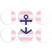 Магнитные фотопазлы круги d55 набор 6 штук 