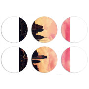 Магнитные фотопазлы круги d55 набор 6 штук 