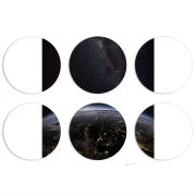 Магнитные фотопазлы круги d55 набор 6 штук 