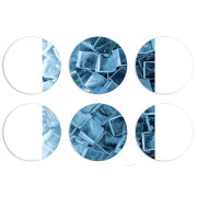 Магнитные фотопазлы круги d55 набор 6 штук 