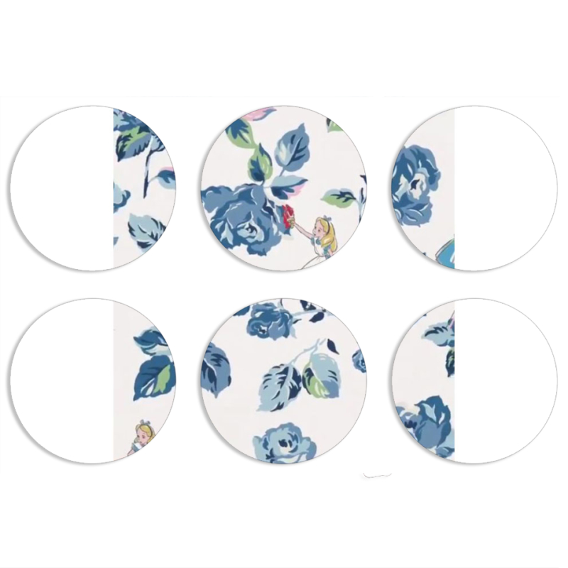 Магнитные фотопазлы круги d55 набор 6 штук 