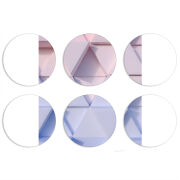 Магнитные фотопазлы круги d55 набор 6 штук 