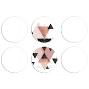 Магнитные фотопазлы круги d55 набор 6 штук 
