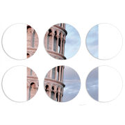 Магнитные фотопазлы круги d55 набор 6 штук 