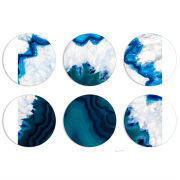 Магнитные фотопазлы круги d55 набор 6 штук 