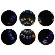 Магнитные фотопазлы круги d55 набор 6 штук 