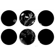 Магнитные фотопазлы круги d55 набор 6 штук 