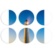 Магнитные фотопазлы круги d55 набор 6 штук 