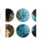 Магнитные фотопазлы круги d55 набор 6 штук 