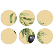 Магнитные фотопазлы круги d55 набор 6 штук 