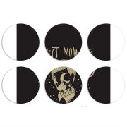 Магнитные фотопазлы круги d55 набор 6 штук 