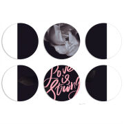 Магнитные фотопазлы круги d55 набор 6 штук 