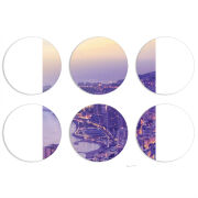 Магнитные фотопазлы круги d55 набор 6 штук 