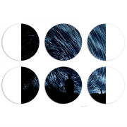 Магнитные фотопазлы круги d55 набор 6 штук 