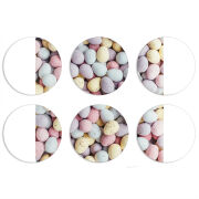 Магнитные фотопазлы круги d55 набор 6 штук 