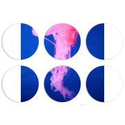 Магнитные фотопазлы круги d55 набор 6 штук 