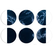 Магнитные фотопазлы круги d55 набор 6 штук 