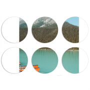 Магнитные фотопазлы круги d55 набор 6 штук 