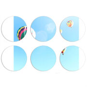 Магнитные фотопазлы круги d55 набор 6 штук 