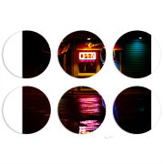 Магнитные фотопазлы круги d55 набор 6 штук 