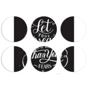 Магнитные фотопазлы круги d55 набор 6 штук 