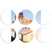 Магнитные фотопазлы круги d55 набор 6 штук 