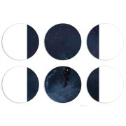 Магнитные фотопазлы круги d55 набор 6 штук 