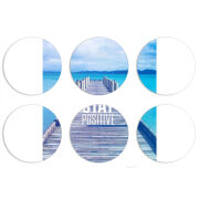 Магнитные фотопазлы круги d55 набор 6 штук 