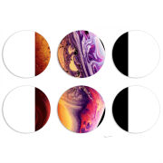 Магнитные фотопазлы круги d55 набор 6 штук 