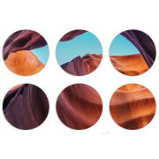 Магнитные фотопазлы круги d55 набор 6 штук 