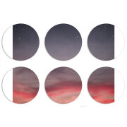 Магнитные фотопазлы круги d55 набор 6 штук 