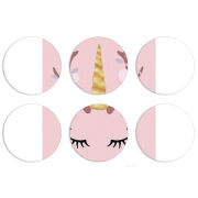 Магнитные фотопазлы круги d55 набор 6 штук 