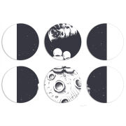 Магнитные фотопазлы круги d55 набор 6 штук 