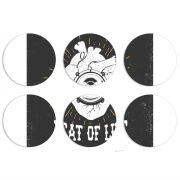 Магнитные фотопазлы круги d55 набор 6 штук 