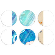 Магнитные фотопазлы круги d55 набор 6 штук Sea Girl