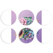 Магнитные фотопазлы круги d55 набор 6 штук 