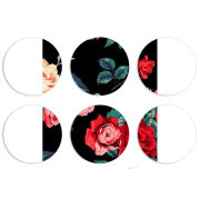 Магнитные фотопазлы круги d55 набор 6 штук 