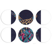 Магнитные фотопазлы круги d55 набор 6 штук 