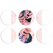 Магнитные фотопазлы круги d55 набор 6 штук 