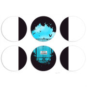 Магнитные фотопазлы круги d55 набор 6 штук 