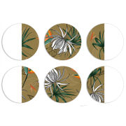 Магнитные фотопазлы круги d55 набор 6 штук 