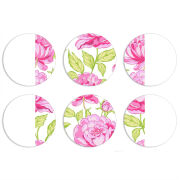 Магнитные фотопазлы круги d55 набор 6 штук 